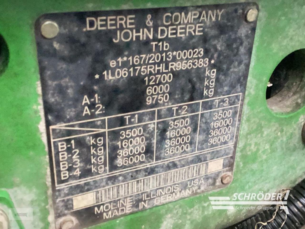 Traktor typu John Deere 6175 R, Gebrauchtmaschine v Wildeshausen (Obrázek 5)