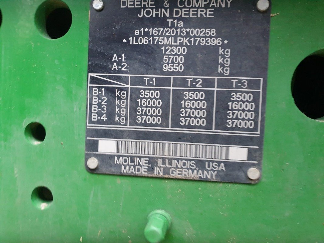 Traktor типа John Deere 6175M, Gebrauchtmaschine в Sittensen (Фотография 14)