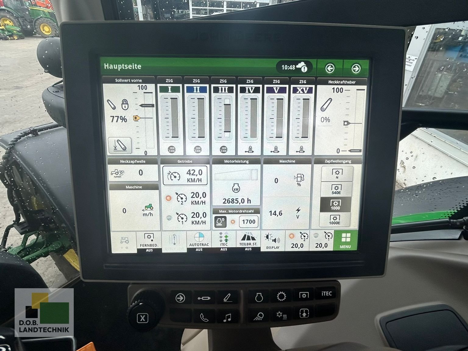 Traktor tipa John Deere 6175R 6175 R mit Reifendruckregelanlage, Gebrauchtmaschine u Regensburg (Slika 16)