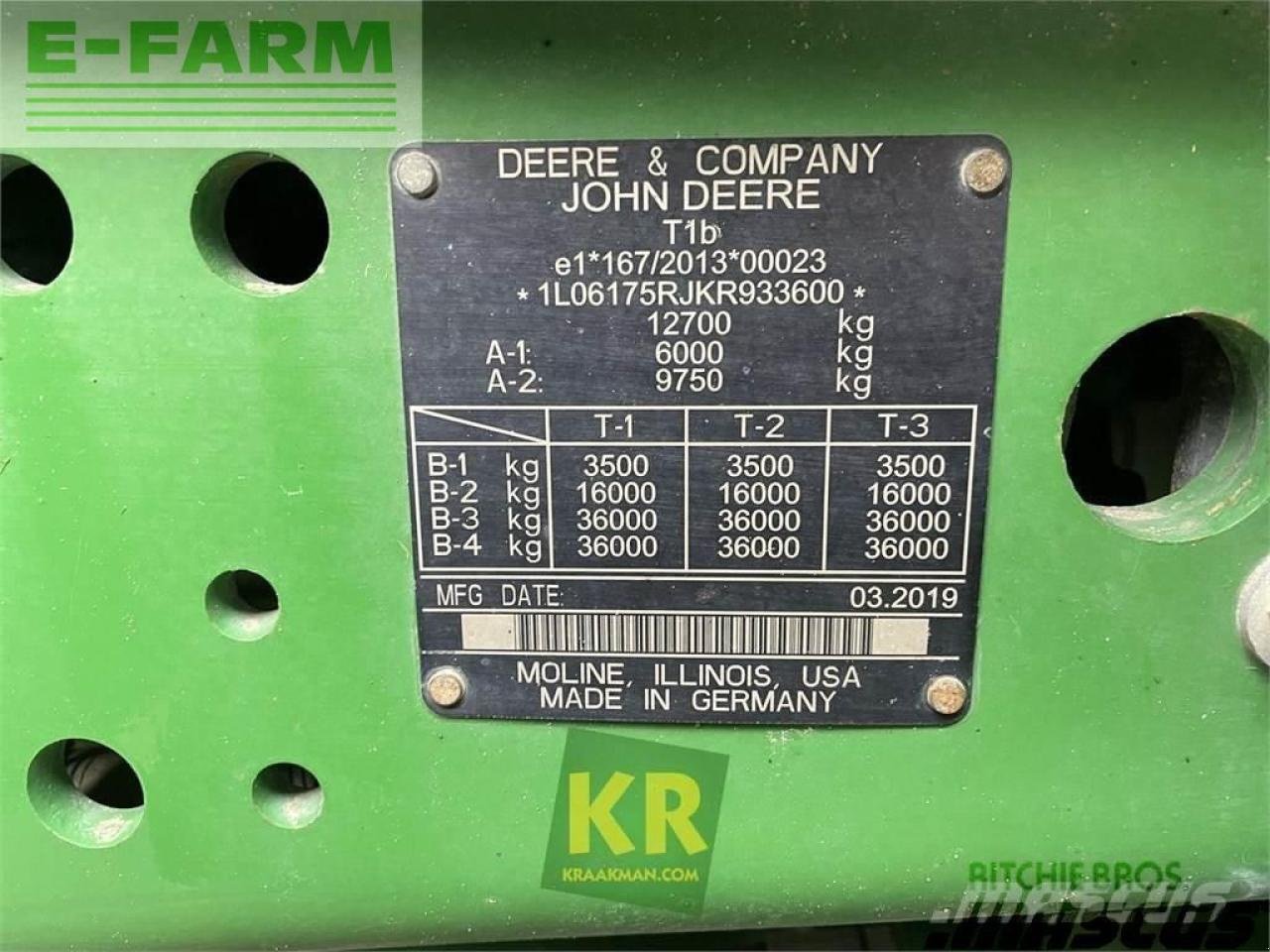 Traktor типа John Deere 6175r #64453, Gebrauchtmaschine в STEENBERGEN (Фотография 21)