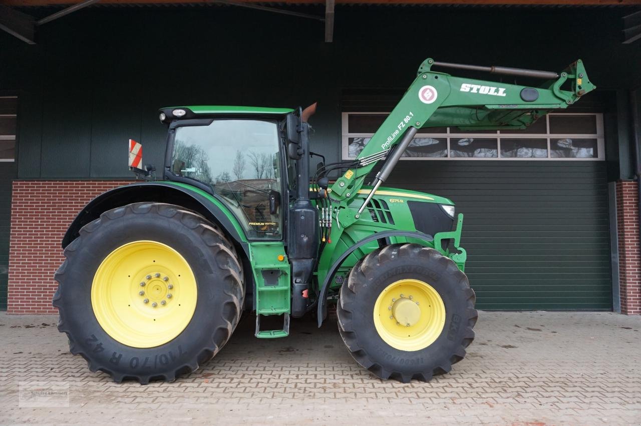 Traktor Türe ait John Deere 6175R AP mit Stoll FZ 80.1 Frontlader, Gebrauchtmaschine içinde Borken (resim 4)