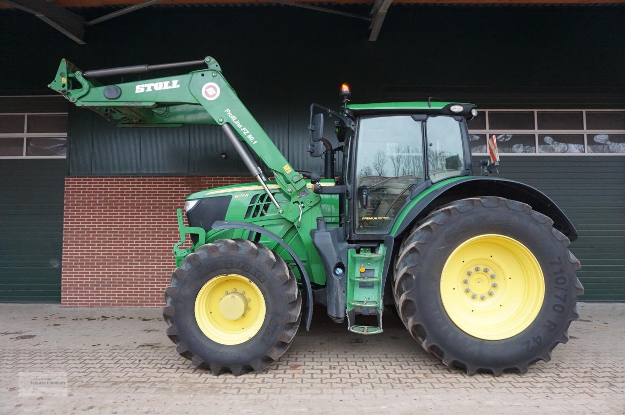 Traktor tip John Deere 6175R AP mit Stoll FZ 80.1 Frontlader, Gebrauchtmaschine in Borken (Poză 5)