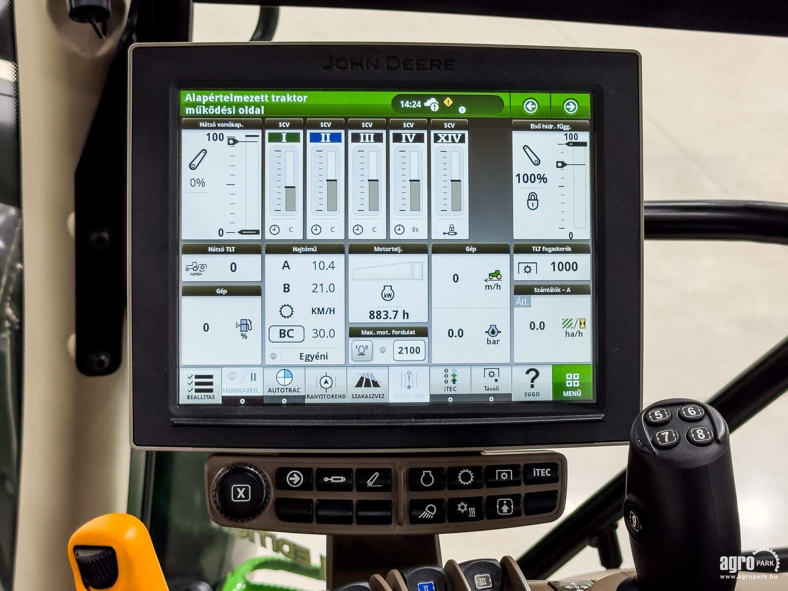 Traktor типа John Deere 6175R, Gebrauchtmaschine в Csengele (Фотография 19)