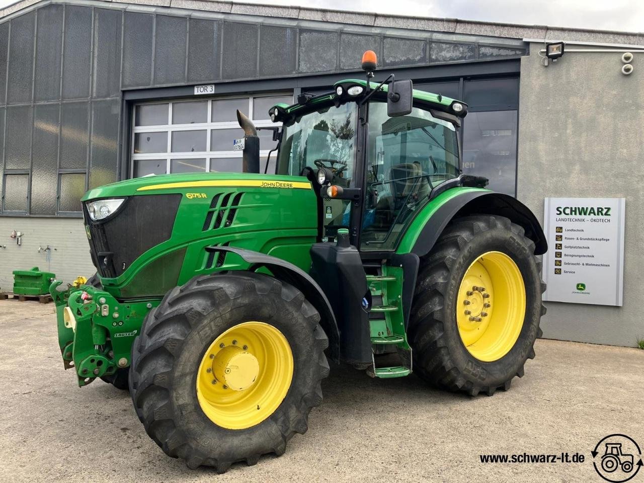 Traktor des Typs John Deere 6175R, Gebrauchtmaschine in Aspach (Bild 1)