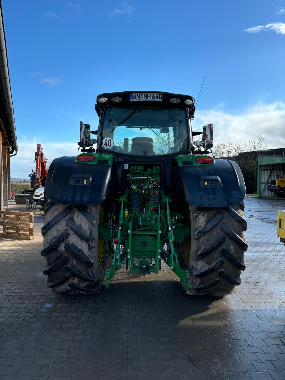 Traktor del tipo John Deere 6175R, Gebrauchtmaschine In Leutershausen (Immagine 4)