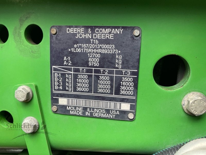 Traktor типа John Deere 6175R, Gebrauchtmaschine в Soltau (Фотография 20)