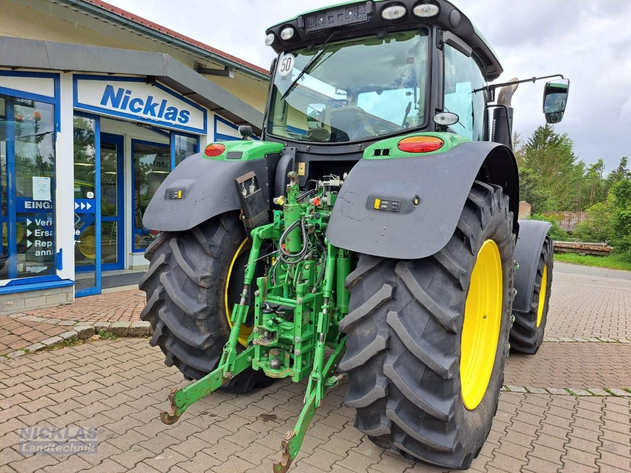 Traktor des Typs John Deere 6190R AutoPowr, Gebrauchtmaschine in Schirradorf (Bild 4)