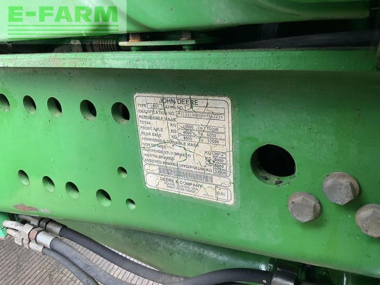 Traktor Türe ait John Deere 6190r tractor (st21390), Gebrauchtmaschine içinde SHAFTESBURY (resim 14)