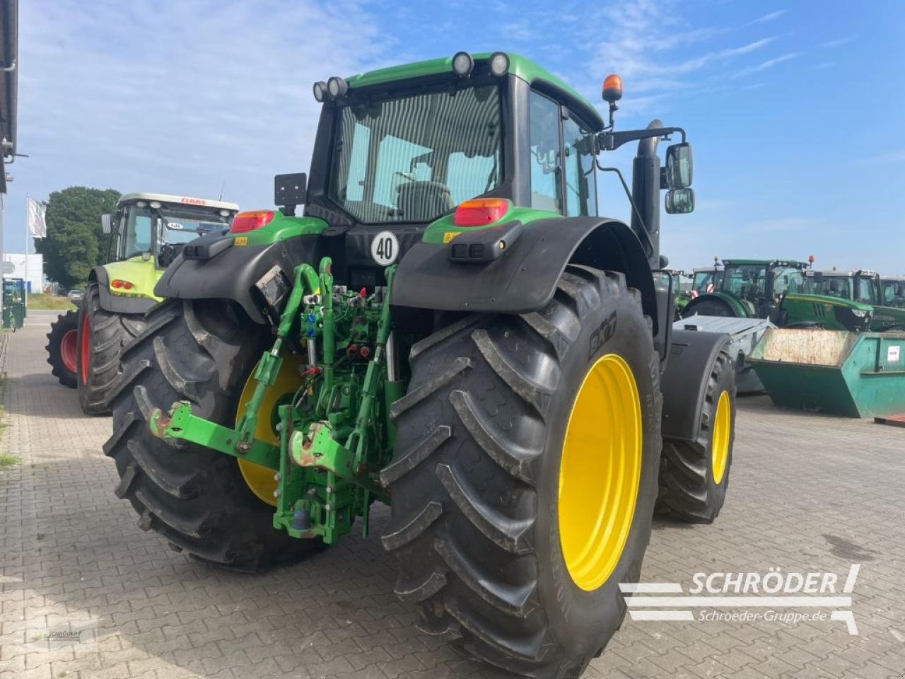 Traktor Türe ait John Deere 6195 M, Gebrauchtmaschine içinde Wildeshausen (resim 3)