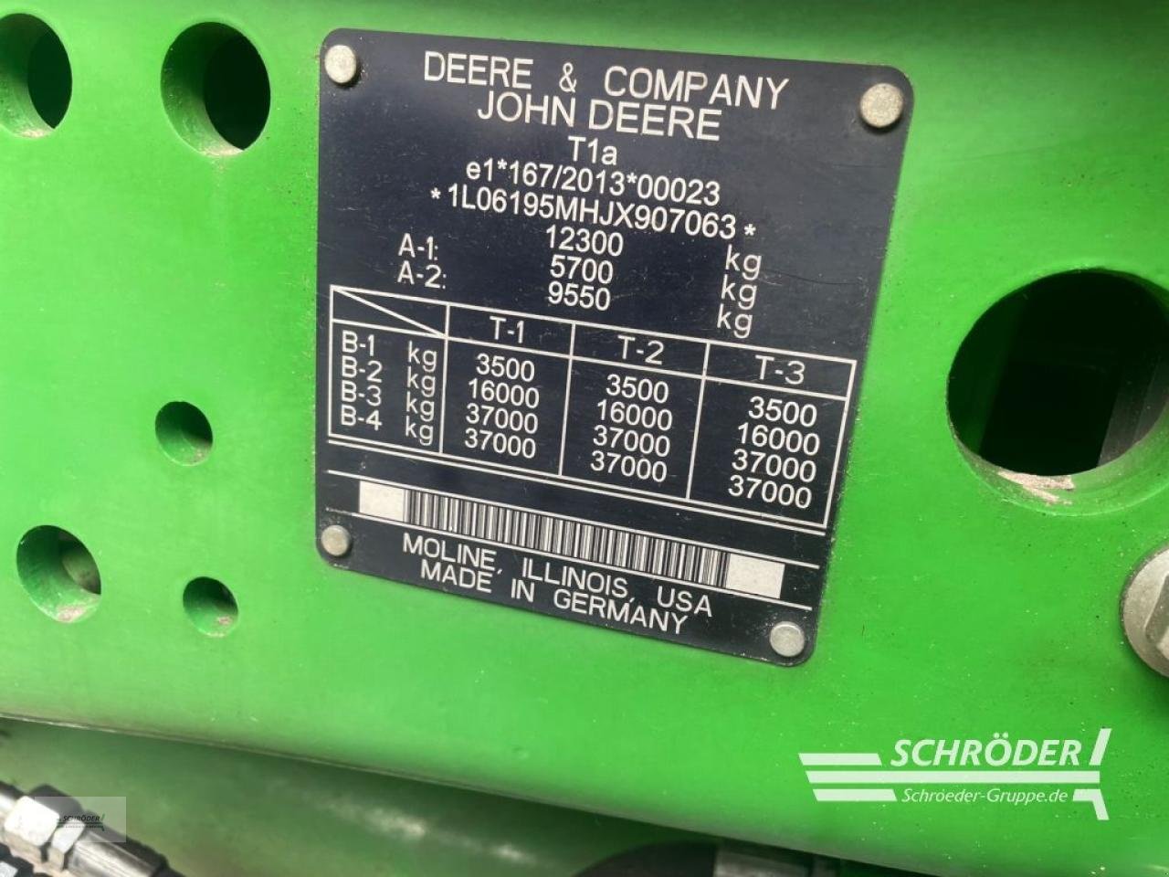 Traktor Türe ait John Deere 6195 M, Gebrauchtmaschine içinde Wildeshausen (resim 17)