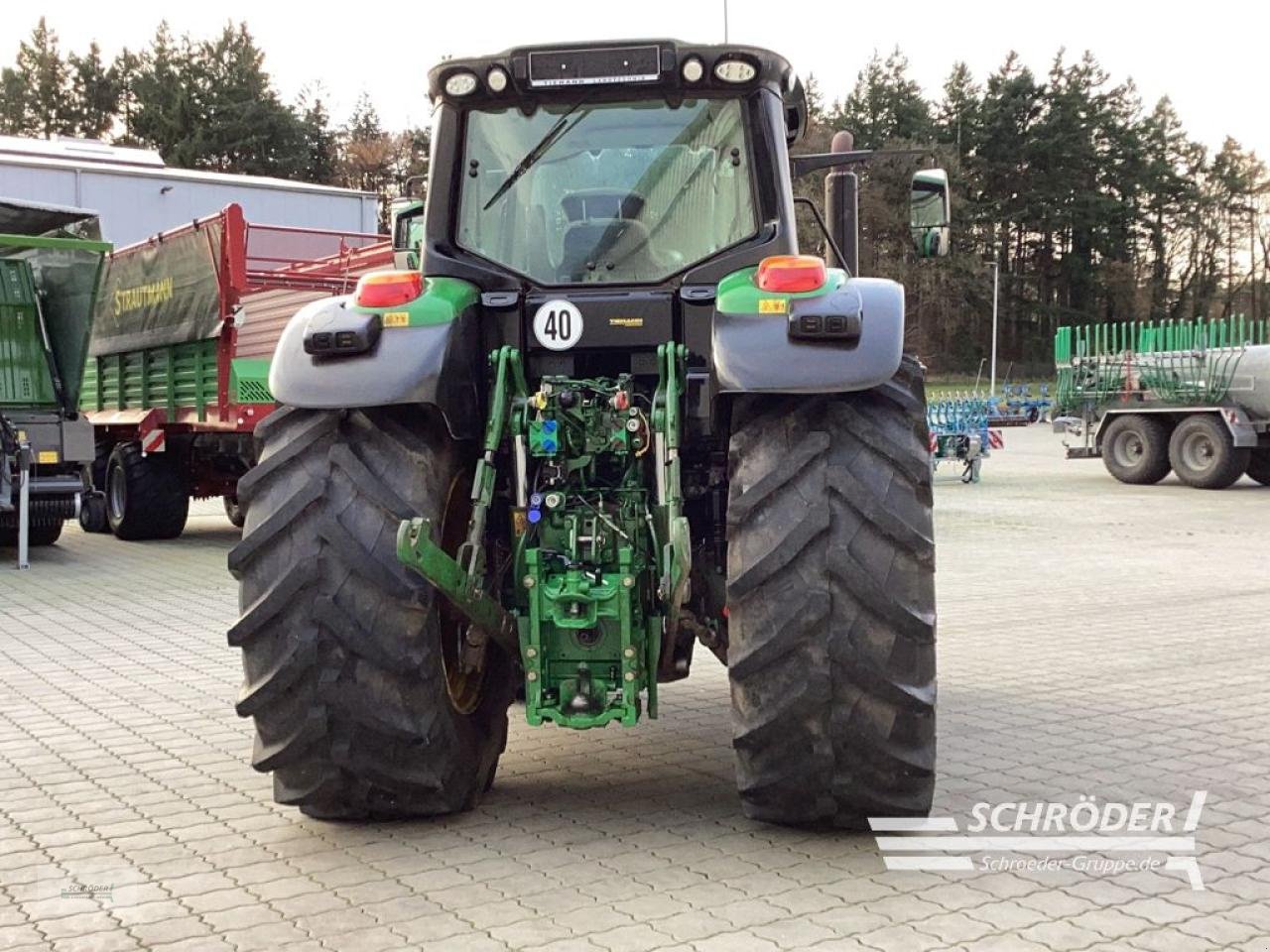 Traktor van het type John Deere 6195 M, Gebrauchtmaschine in Wildeshausen (Foto 4)