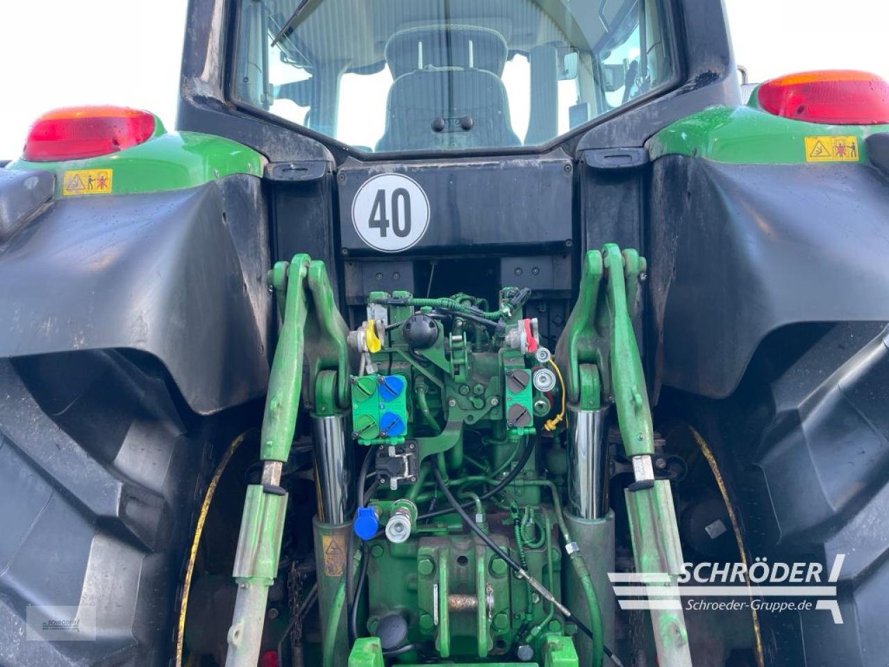 Traktor van het type John Deere 6195 M, Gebrauchtmaschine in Wildeshausen (Foto 18)