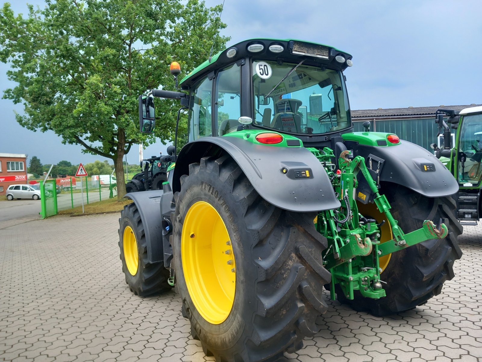 Traktor Türe ait John Deere 6195 R, Gebrauchtmaschine içinde Preetz (resim 3)