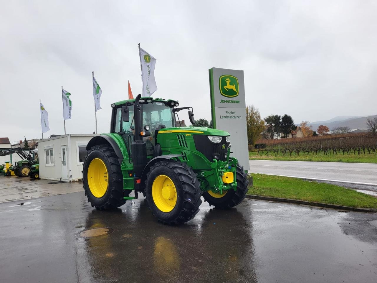 Traktor of the type John Deere 6195M AQ Aktion, Neumaschine in Zweibrücken (Picture 1)