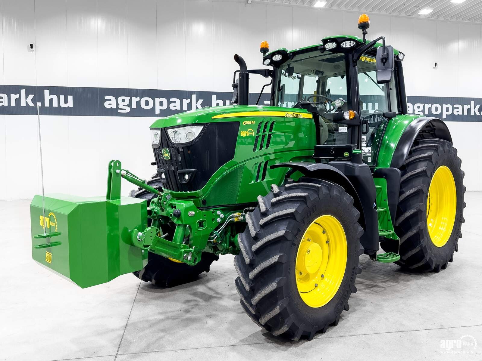 Traktor Türe ait John Deere 6195M, Gebrauchtmaschine içinde Csengele (resim 1)