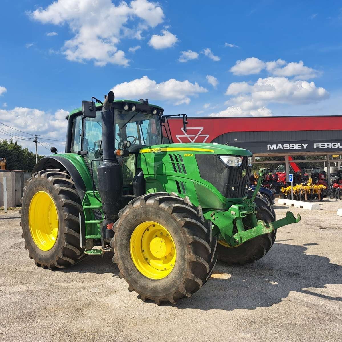 Traktor Türe ait John Deere 6195M, Gebrauchtmaschine içinde UCHAUD (resim 1)