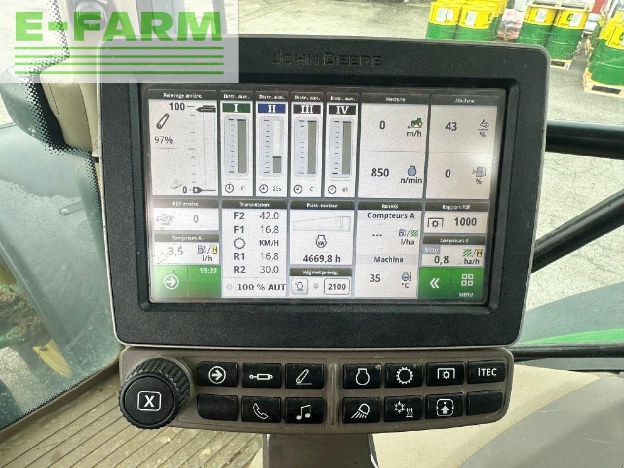 Traktor tip John Deere 6195r -, Gebrauchtmaschine in Ytrac (Poză 10)