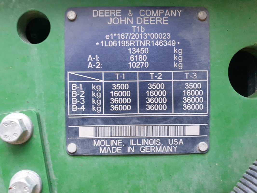 Traktor za tip John Deere 6195R*, Gebrauchtmaschine u Sittensen (Slika 14)