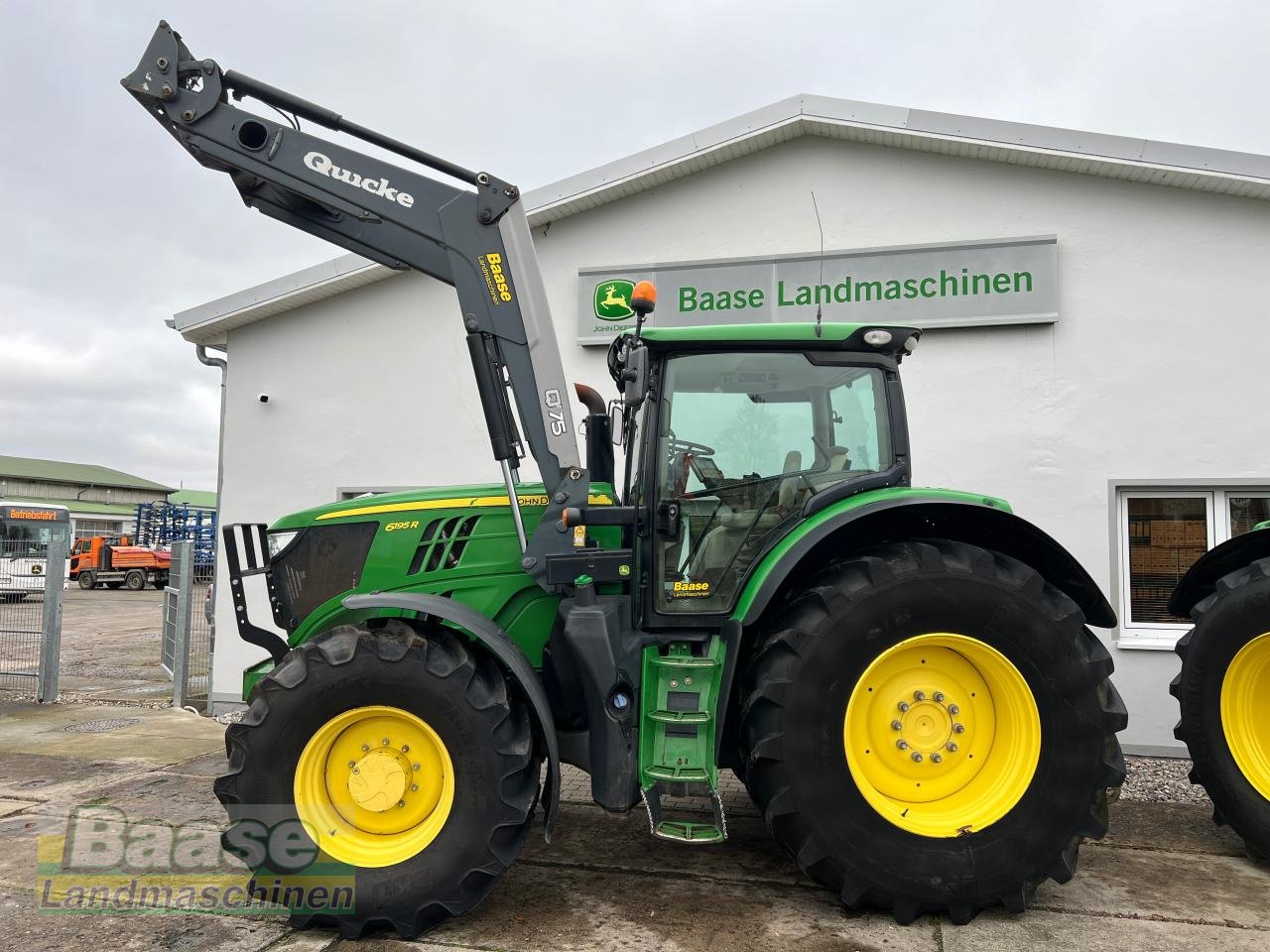 Traktor типа John Deere 6195R + ALÖ Q75 Quicke Frontlader, Gebrauchtmaschine в Holthof (Фотография 9)