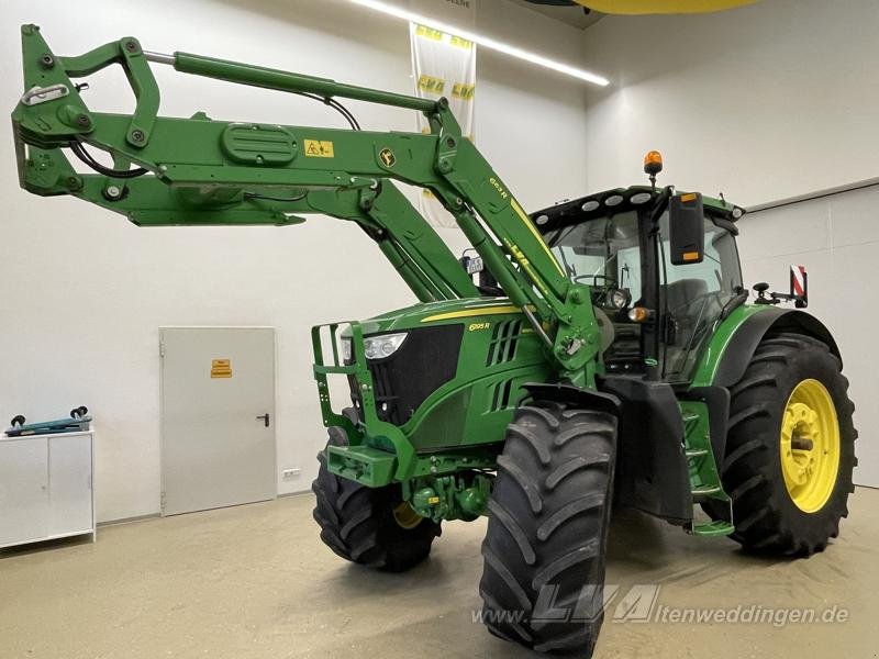 Traktor van het type John Deere 6195R DirectDrive MIT FRONTLADER, Gebrauchtmaschine in Sülzetal OT Altenweddingen (Foto 1)