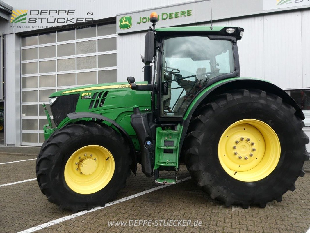 Traktor van het type John Deere 6195R DirectDrive, Gebrauchtmaschine in Lauterberg/Barbis (Foto 9)