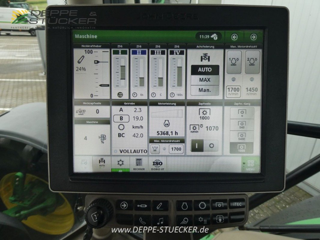 Traktor del tipo John Deere 6195R DirectDrive, Gebrauchtmaschine en Lauterberg/Barbis (Imagen 14)