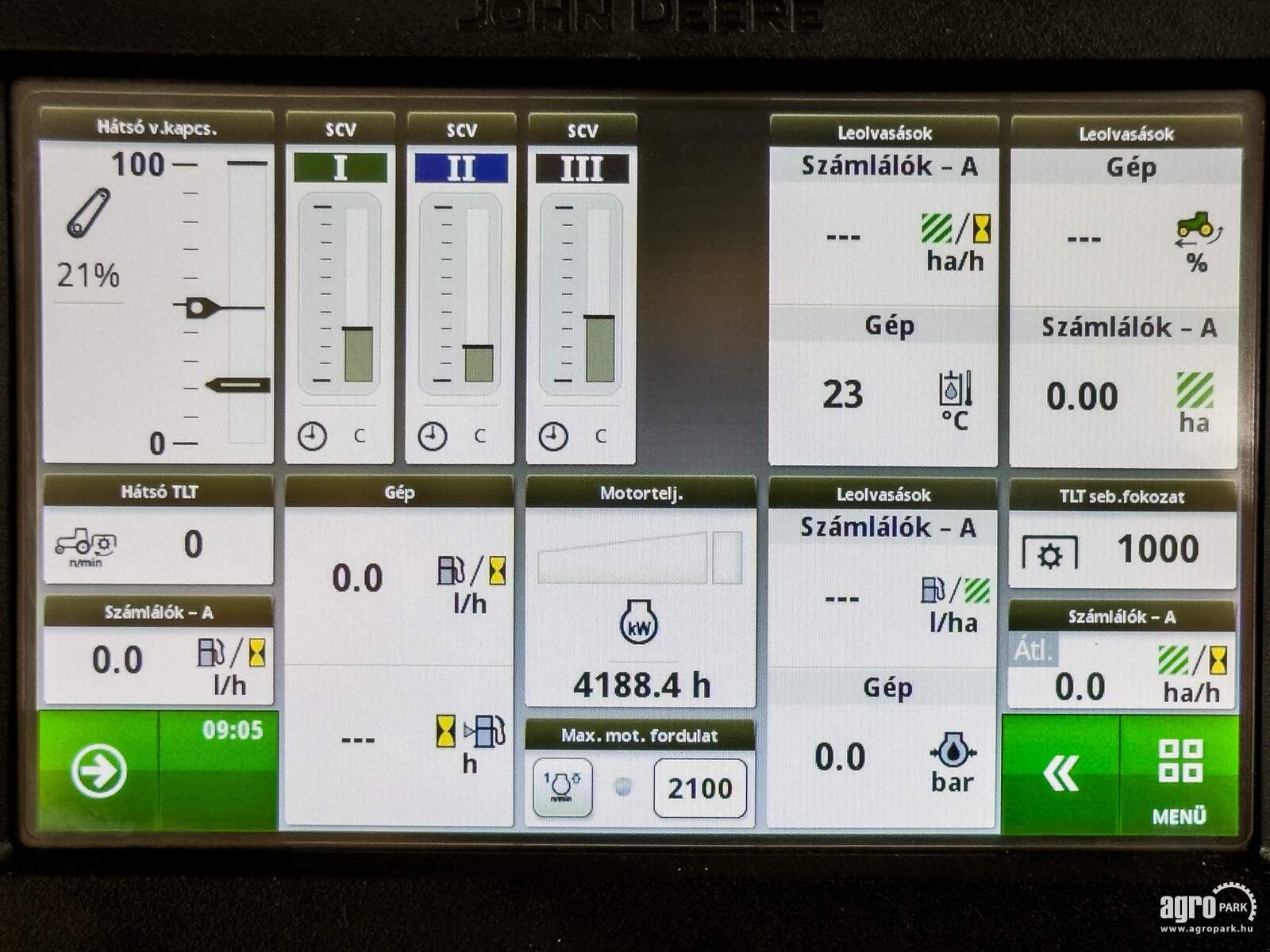 Traktor Türe ait John Deere 6195R, Gebrauchtmaschine içinde Csengele (resim 10)