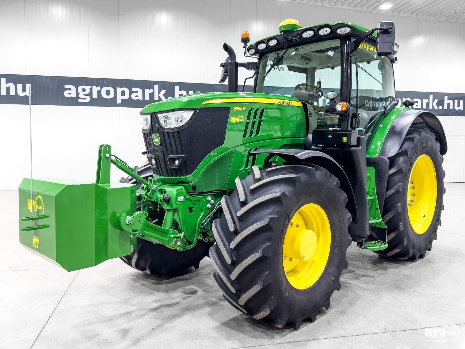 Traktor Türe ait John Deere 6195R, Gebrauchtmaschine içinde Csengele (resim 1)