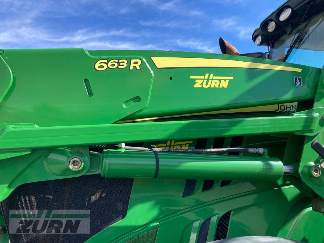 Traktor Türe ait John Deere 6195R, Gebrauchtmaschine içinde Kanzach (resim 21)