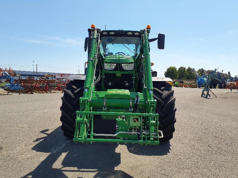 Traktor Türe ait John Deere 6195R, Gebrauchtmaschine içinde ANTIGNY (resim 3)