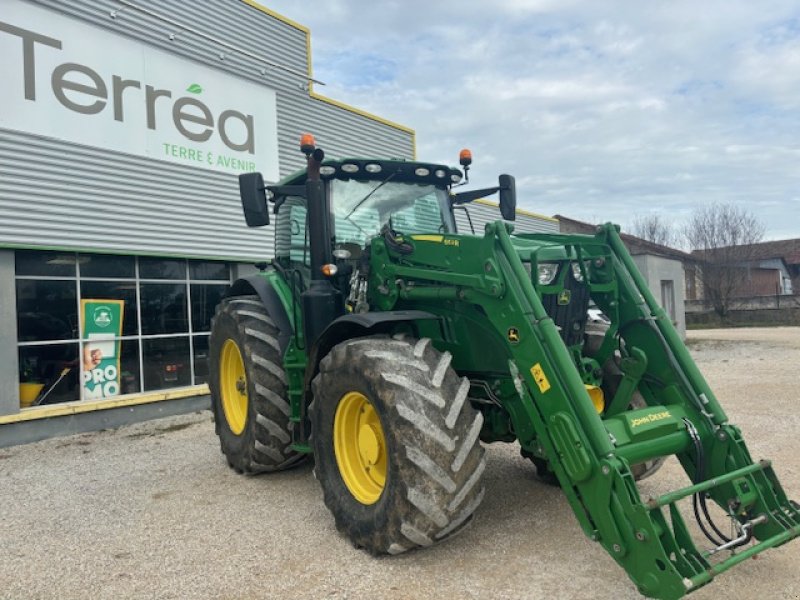 Traktor Türe ait John Deere 6195R, Gebrauchtmaschine içinde CHAUMESNIL (resim 3)