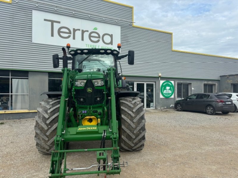 Traktor Türe ait John Deere 6195R, Gebrauchtmaschine içinde CHAUMESNIL (resim 5)