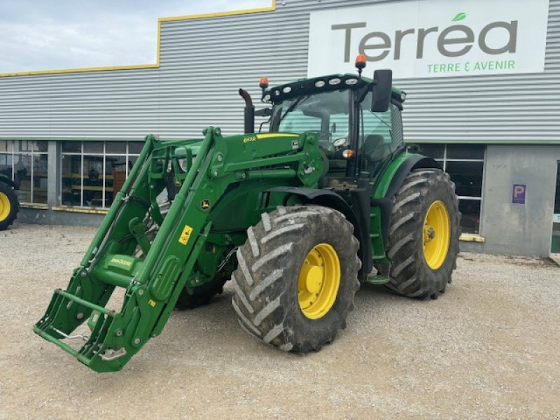 Traktor Türe ait John Deere 6195R, Gebrauchtmaschine içinde CHAUMESNIL (resim 1)