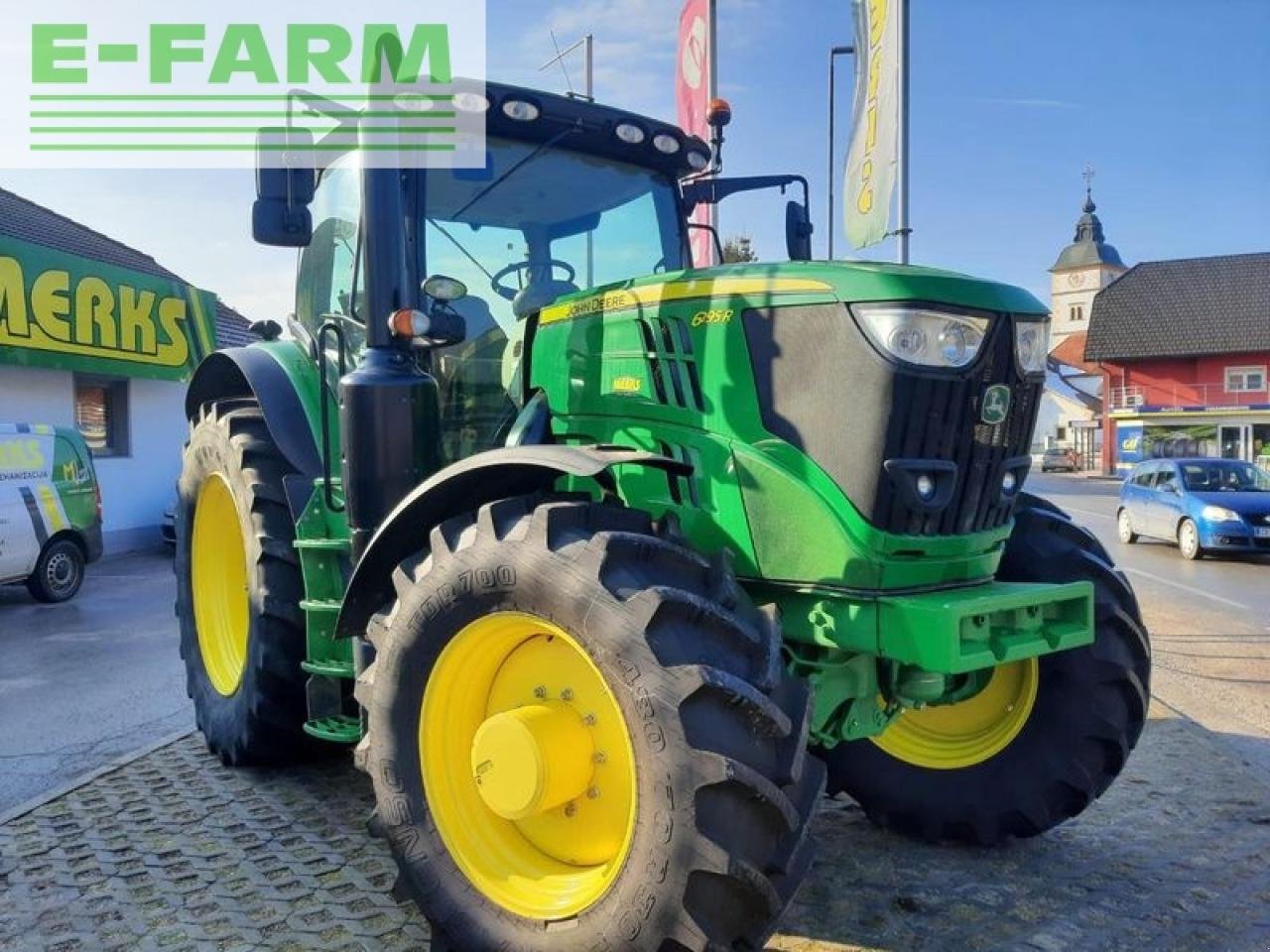 Traktor типа John Deere 6195r, Gebrauchtmaschine в GROBELNO (Фотография 1)