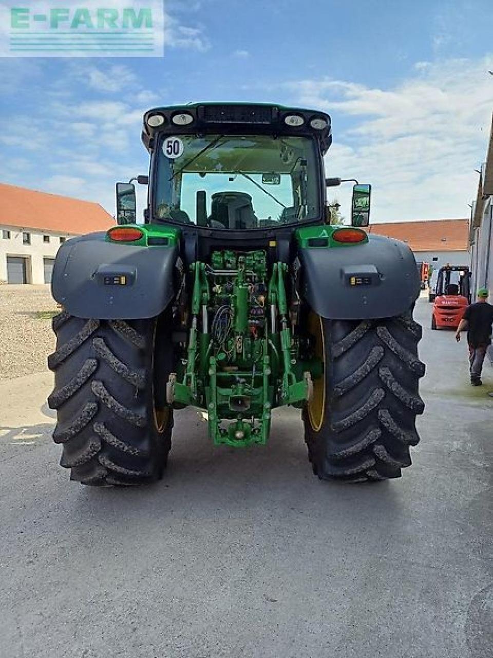 Traktor des Typs John Deere 6195r, Gebrauchtmaschine in SKARBIMIERZ – OSIEDLE (Bild 4)