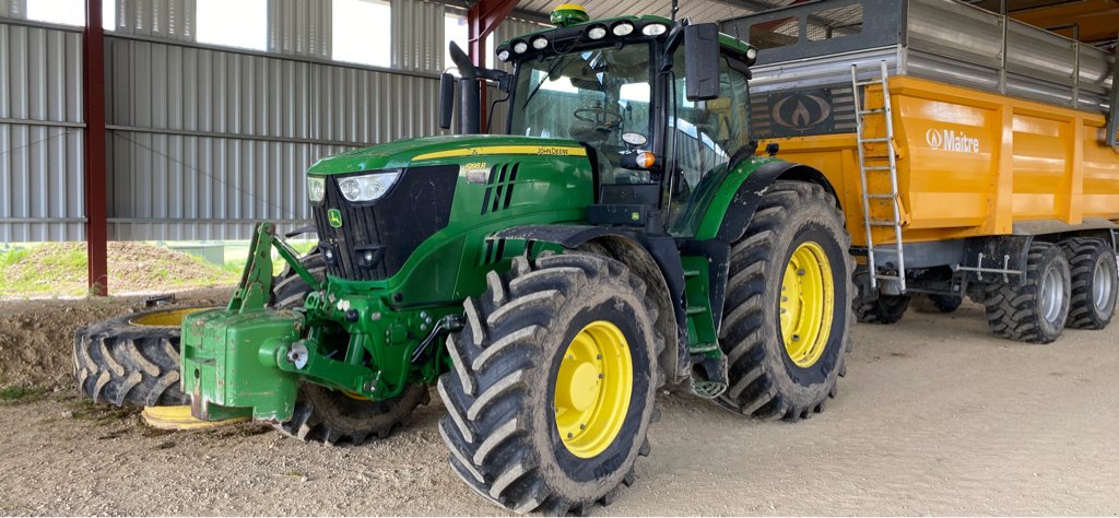 Traktor Türe ait John Deere 6195R, Gebrauchtmaschine içinde GUERET (resim 1)