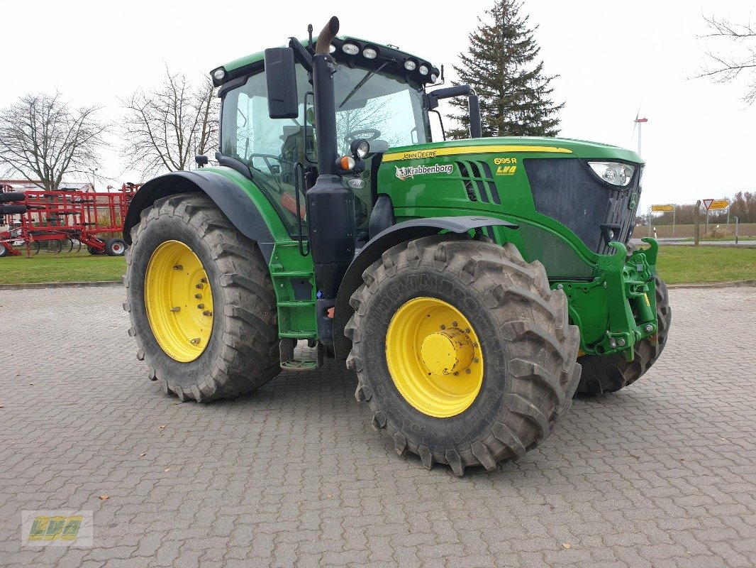 Traktor Türe ait John Deere 6195R, Gebrauchtmaschine içinde Schenkenberg (resim 5)