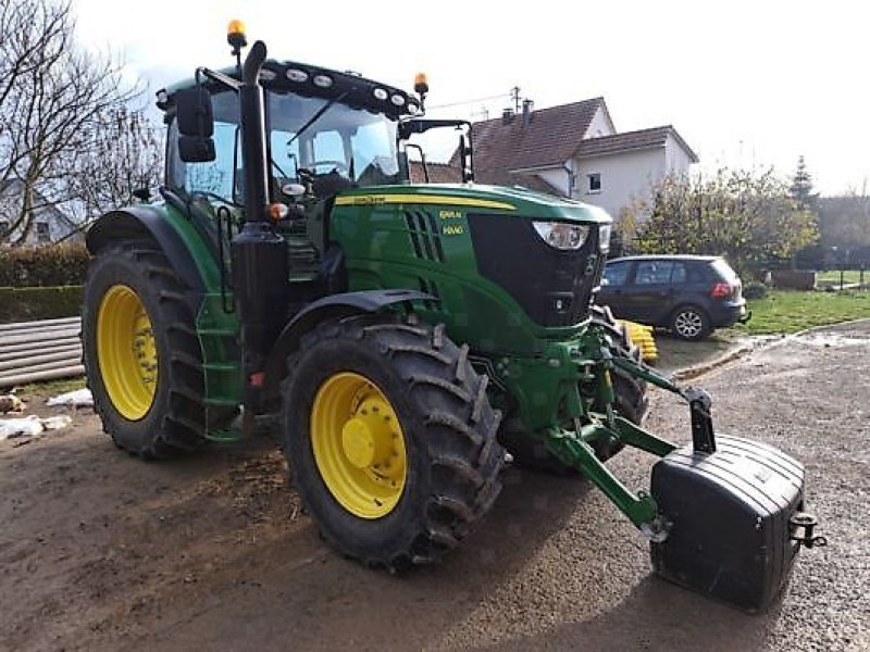 Traktor Türe ait John Deere 6195R, Gebrauchtmaschine içinde Muespach (resim 2)