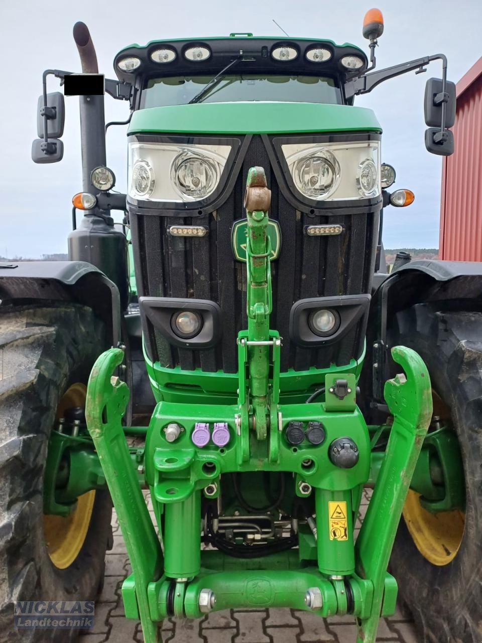 Traktor typu John Deere 6195R, Gebrauchtmaschine v Schirradorf (Obrázek 2)