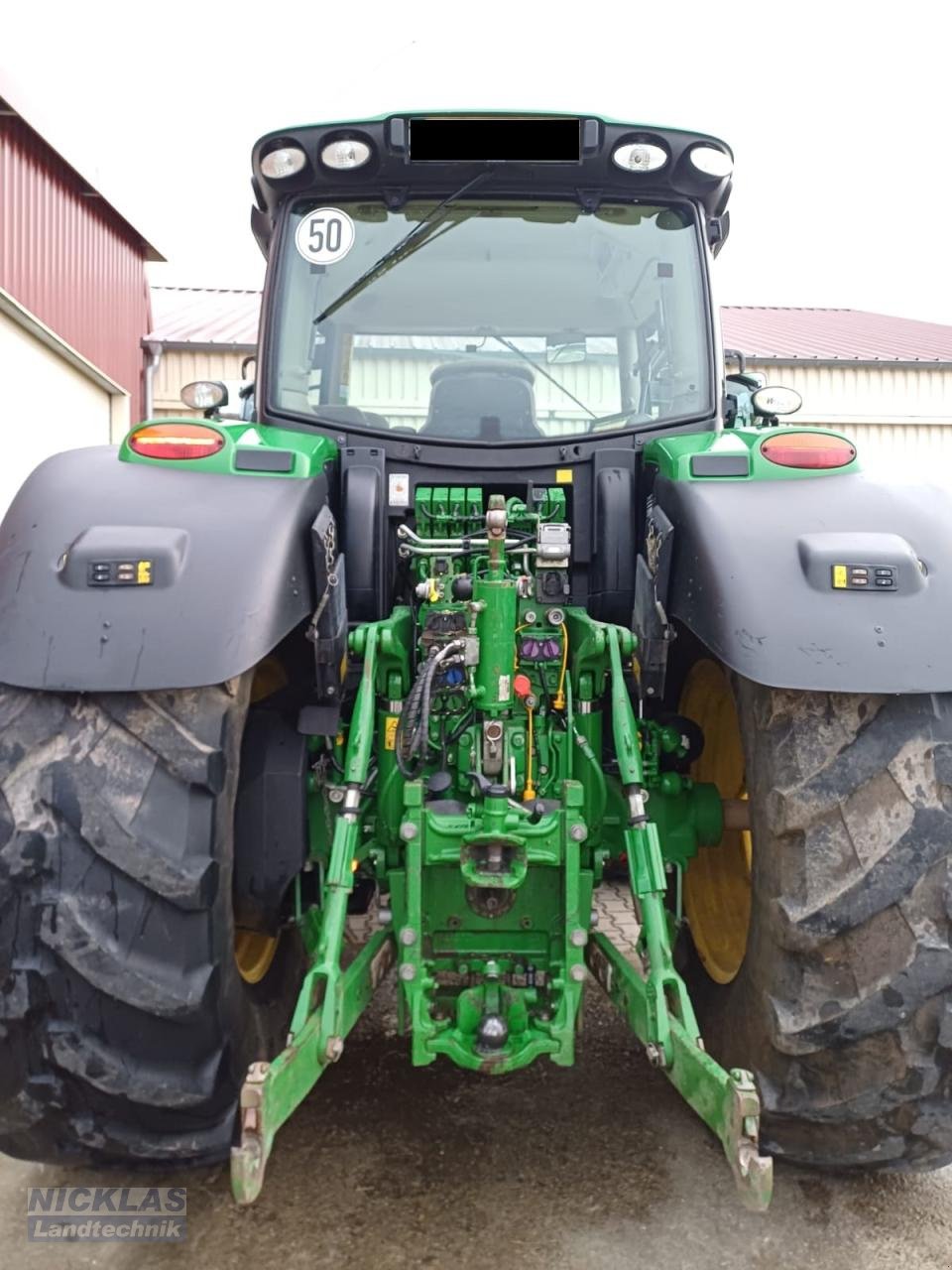 Traktor typu John Deere 6195R, Gebrauchtmaschine v Schirradorf (Obrázek 3)