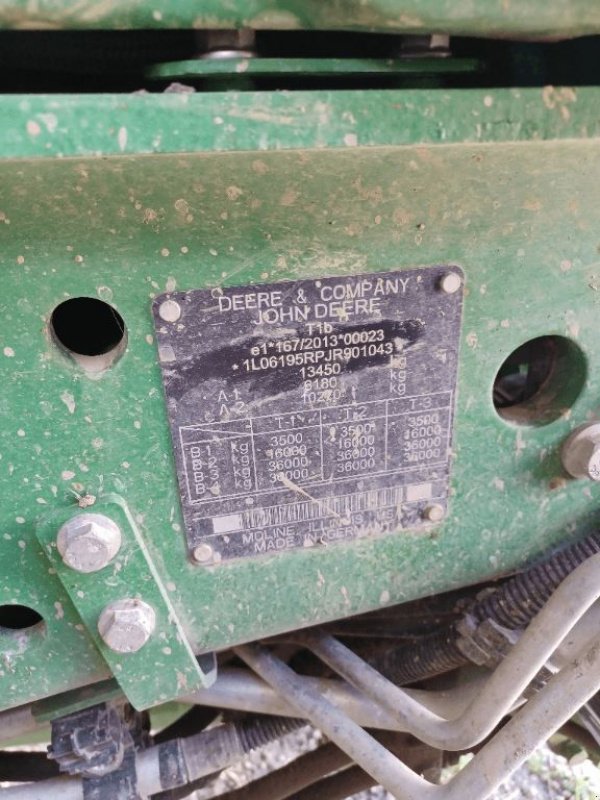 Traktor del tipo John Deere 6195R, Gebrauchtmaschine en CHEMAUDIN ET VAUX (Imagen 5)