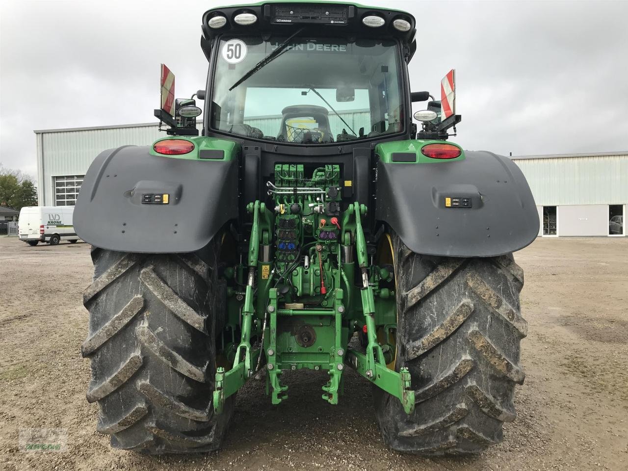 Traktor типа John Deere 6195R, Gebrauchtmaschine в Alt-Mölln (Фотография 7)