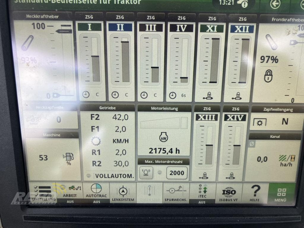 Traktor Türe ait John Deere 6195R, Gebrauchtmaschine içinde Albersdorf (resim 29)