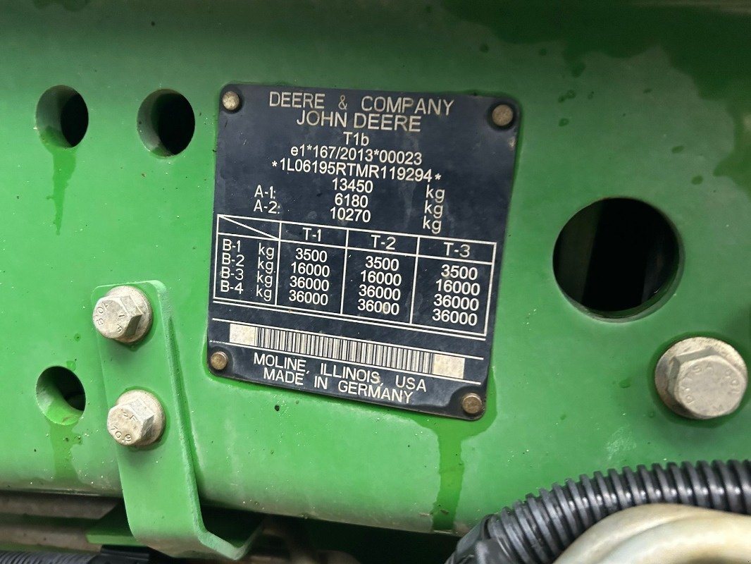 Traktor typu John Deere 6195R, Gebrauchtmaschine w Sittensen (Zdjęcie 13)