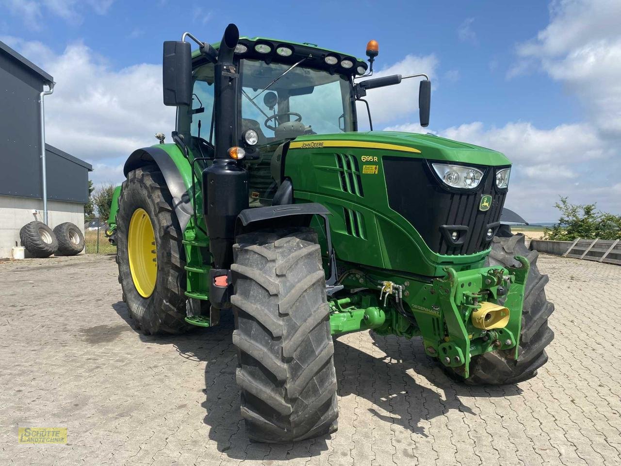 Traktor van het type John Deere 6195R, Gebrauchtmaschine in Marsberg-Giershagen (Foto 8)