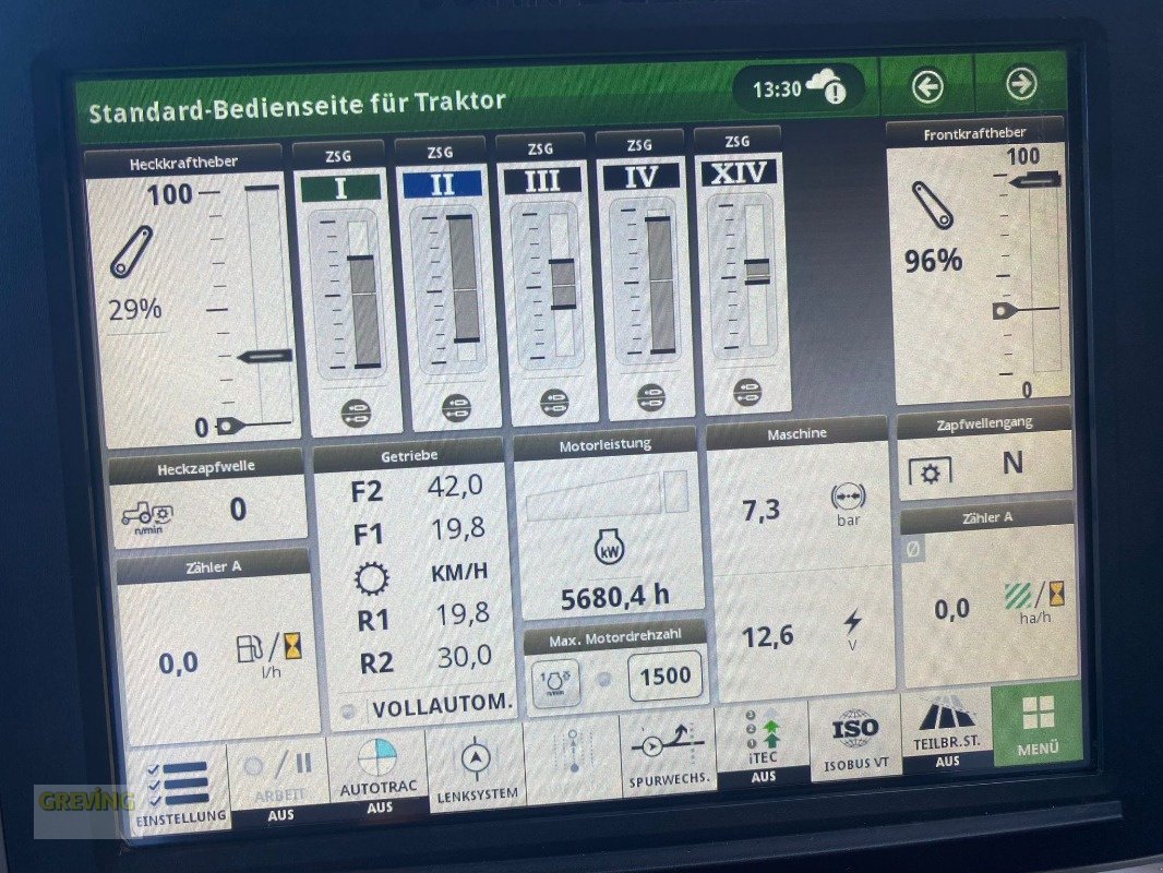 Traktor typu John Deere 6195R, Gebrauchtmaschine w Ahaus (Zdjęcie 14)