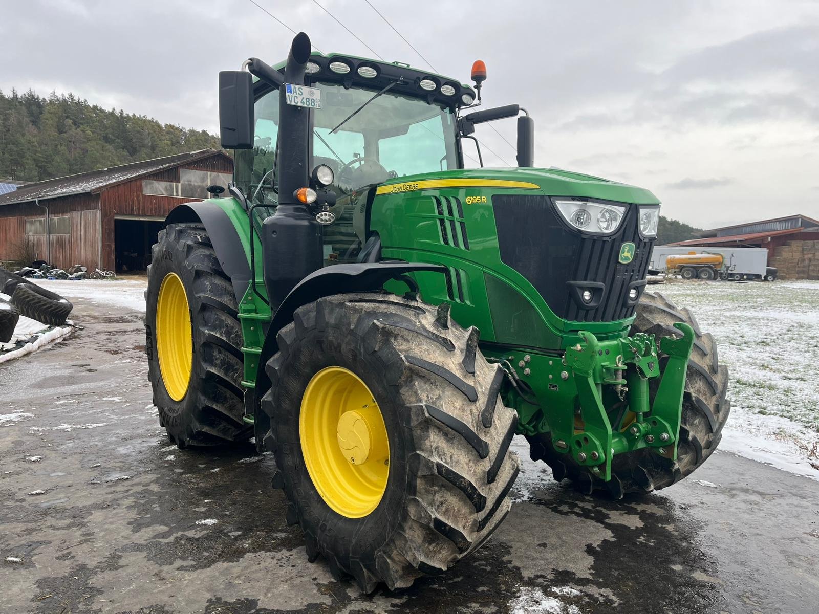 Traktor tipa John Deere 6195R, Gebrauchtmaschine u Schmidmühlen (Slika 2)