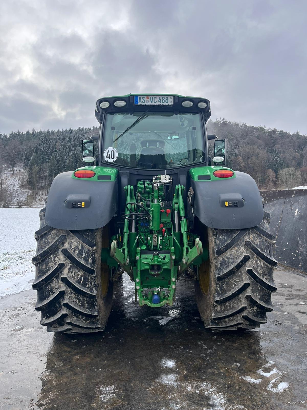 Traktor tipa John Deere 6195R, Gebrauchtmaschine u Schmidmühlen (Slika 3)