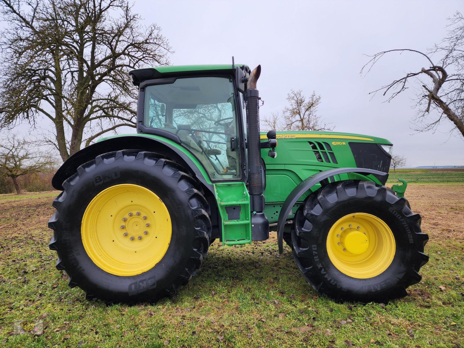 Traktor typu John Deere 6210 R Autopowr AutoTrac, Gebrauchtmaschine w Willanzheim (Zdjęcie 8)