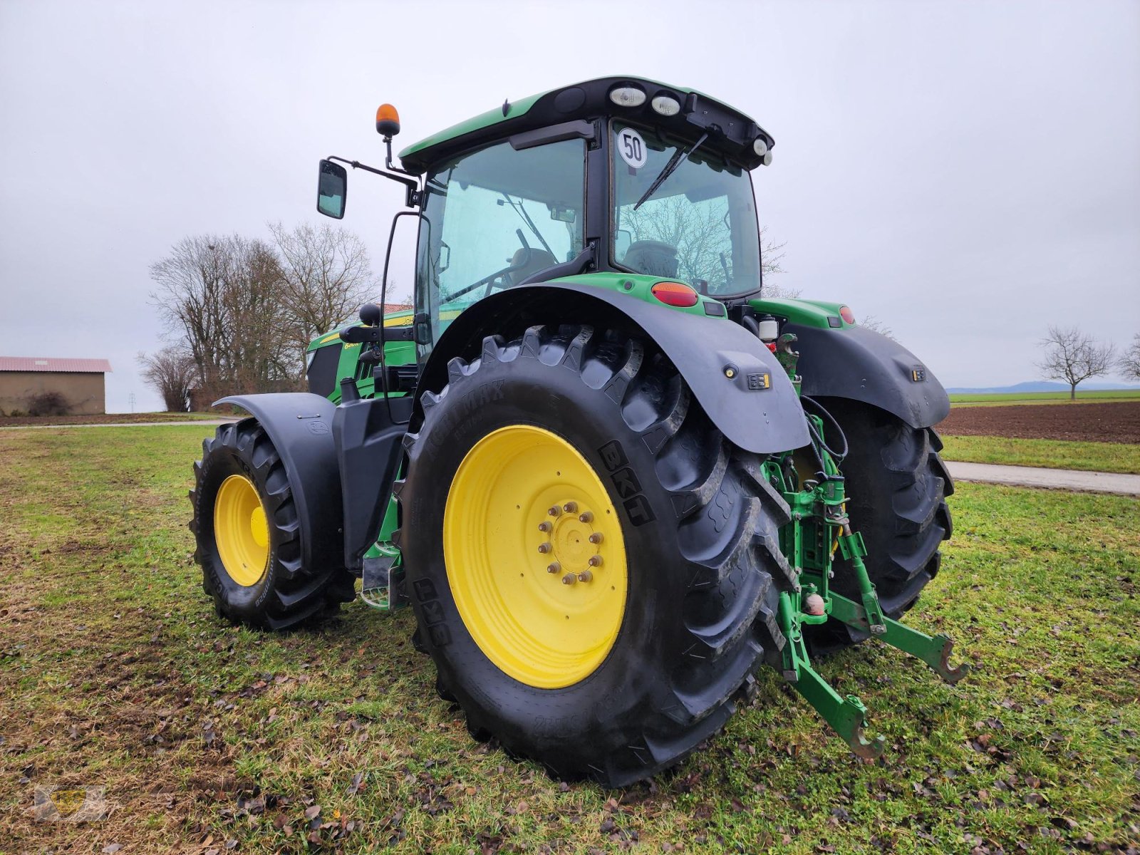 Traktor typu John Deere 6210 R Autopowr AutoTrac, Gebrauchtmaschine w Willanzheim (Zdjęcie 11)